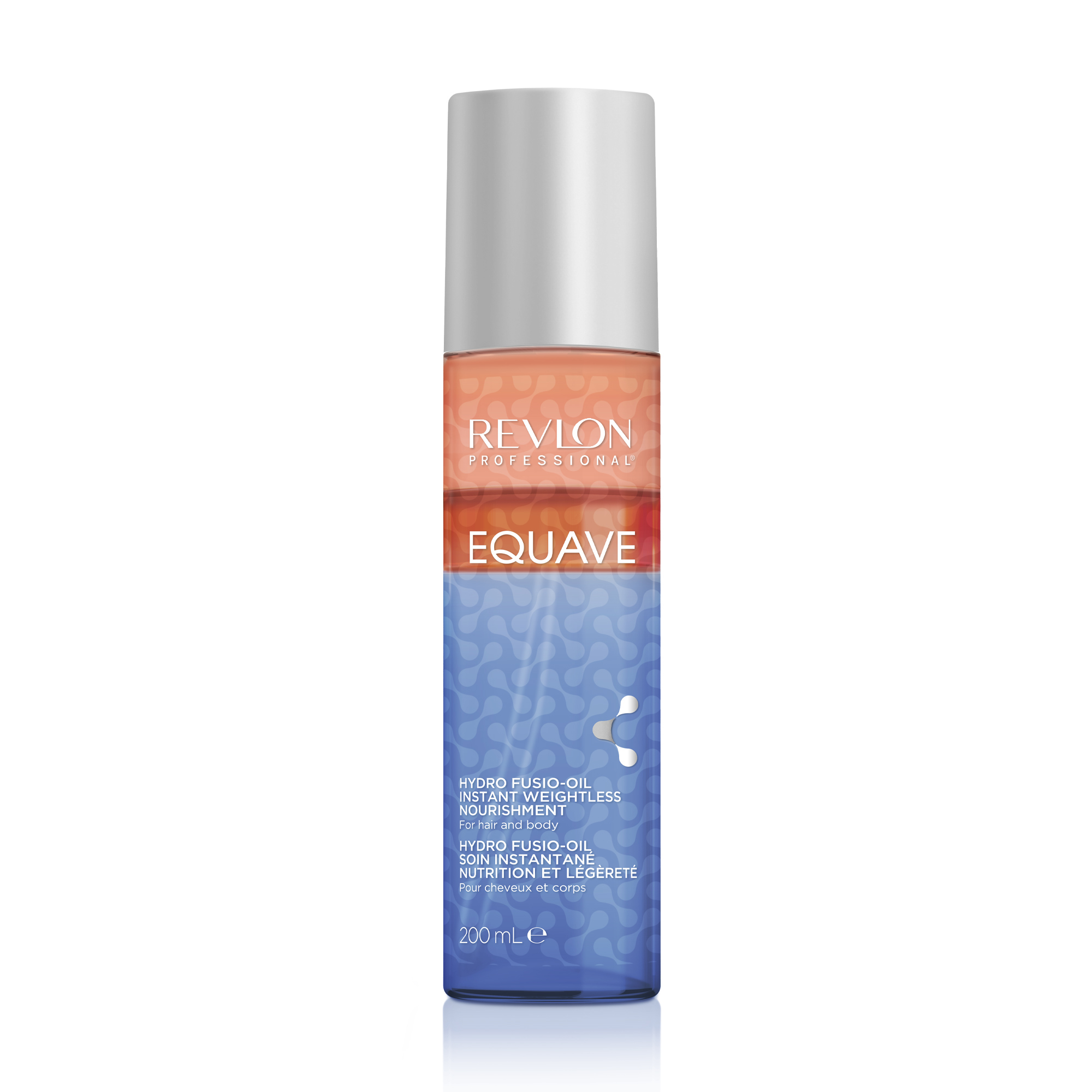 Трифазний кондиціонер-спрей для волосся та тіла Revlon Professional Equave Hydra Fusio-Oil Instant Weightless Nourishment, 200 мл
